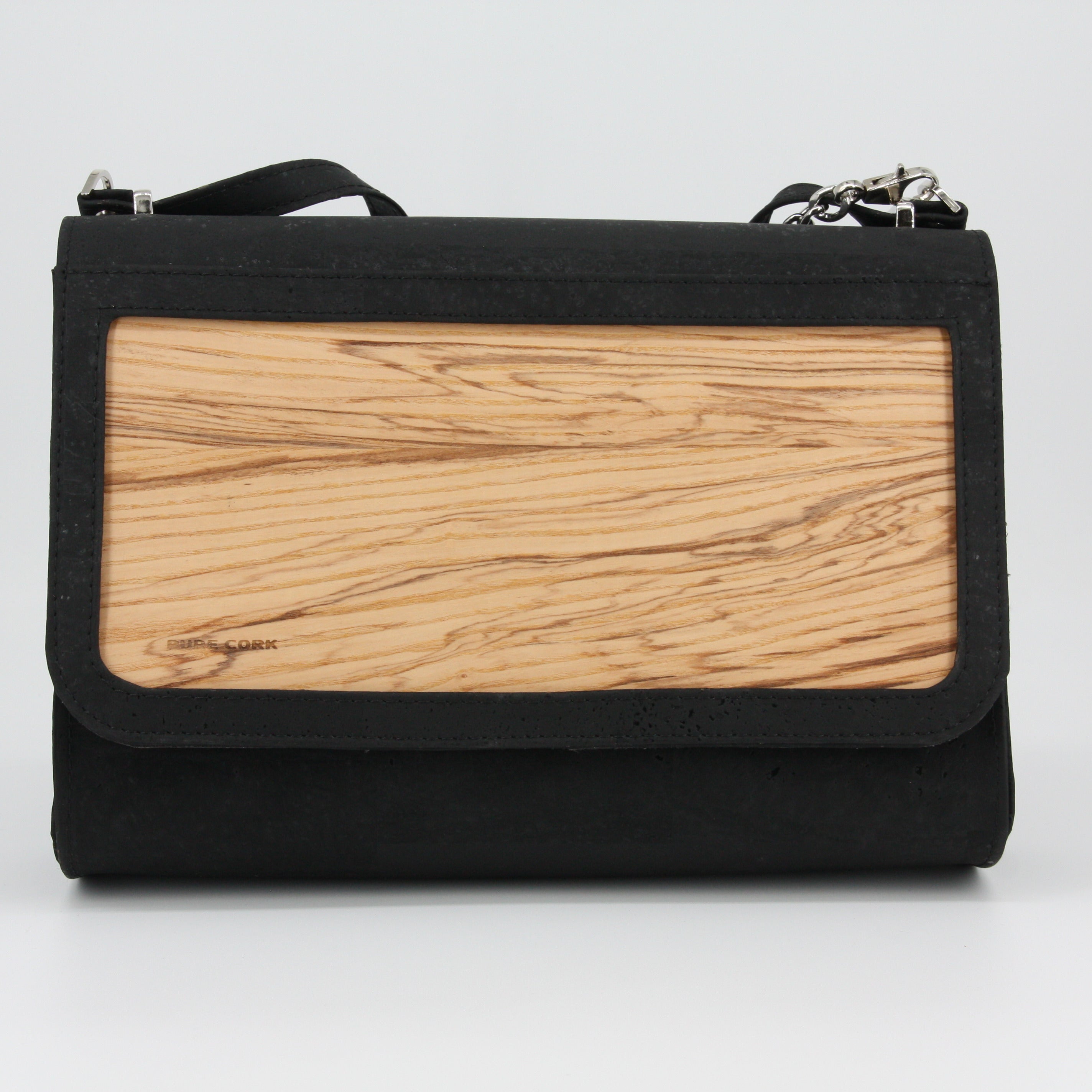 Holz Kork Handtasche * Bella Plus * Kork und Eschenholz * weltweit einzigartig * Holzpaneel austauschbar * high-end Qualität * Umhängetasche für Frauen * Cross-Body * Shopper * handmade in Südtirol