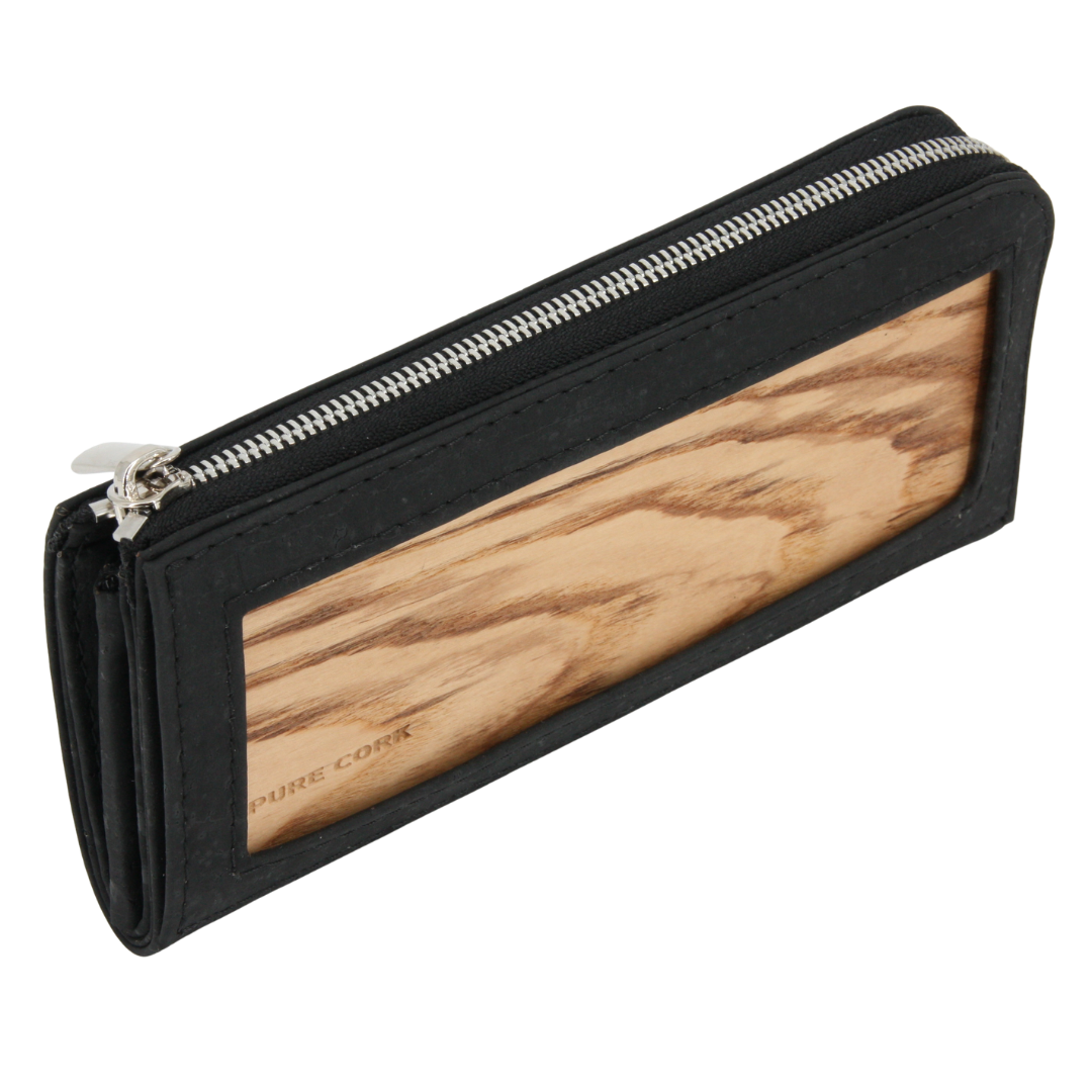 Holz Kork Geldbörse * Bellina * Kork und Eschenholz * weltweit einzigartig * Holzpaneel austauschbar * high-end Qualität * Portemonnaie für Frauen * handmade in Südtirol