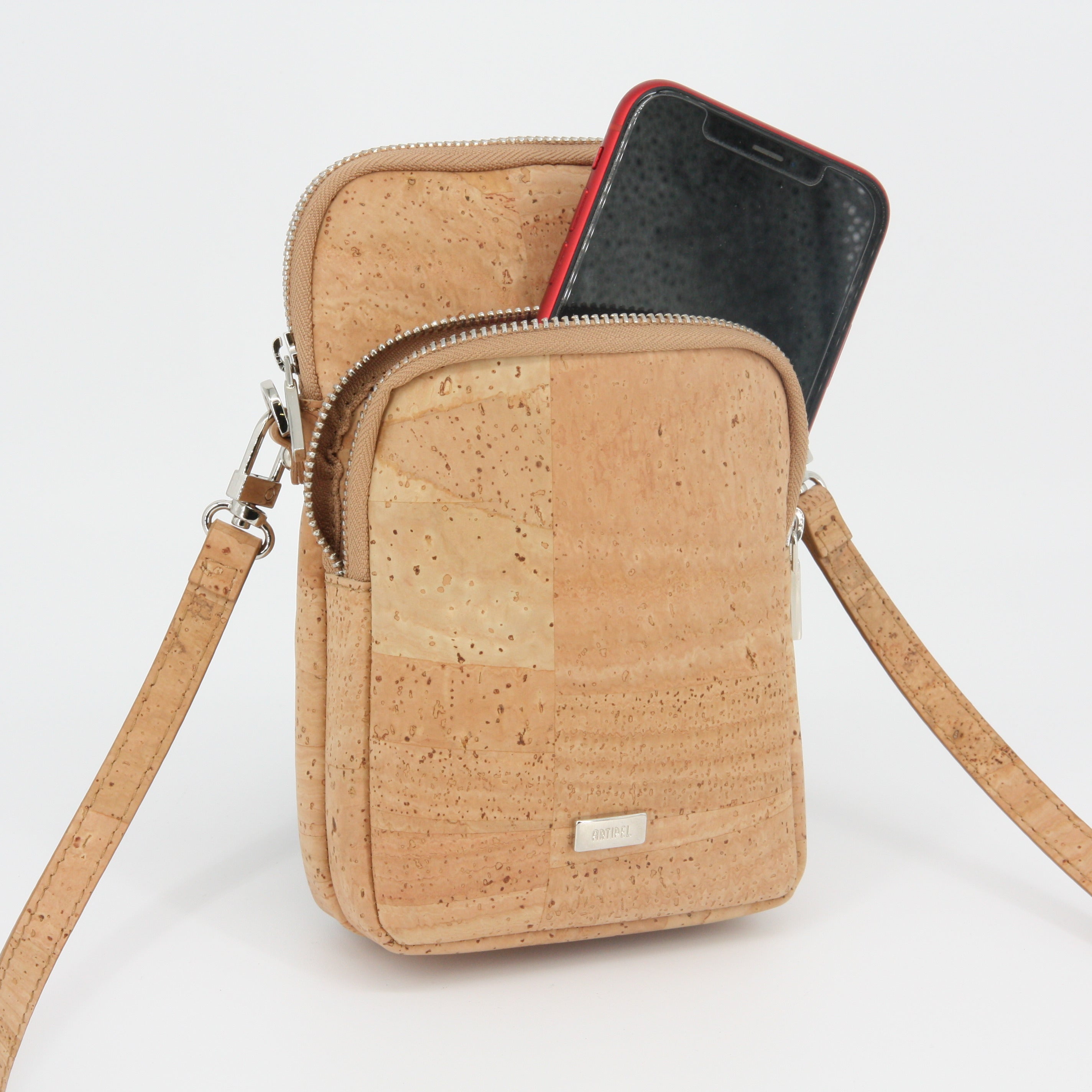 Cork mobile phone bag * different colors * vegan * crossbody mobile phone bag * handmade in Portugal