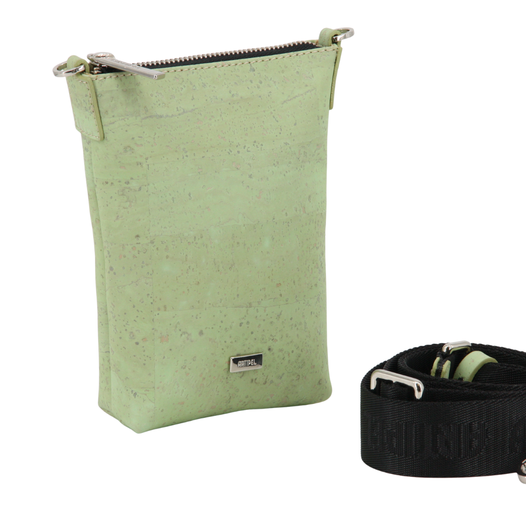 Cork mobile phone bag * 2 different designs * vegan * crossbody mobile phone bag * handmade in Portugal