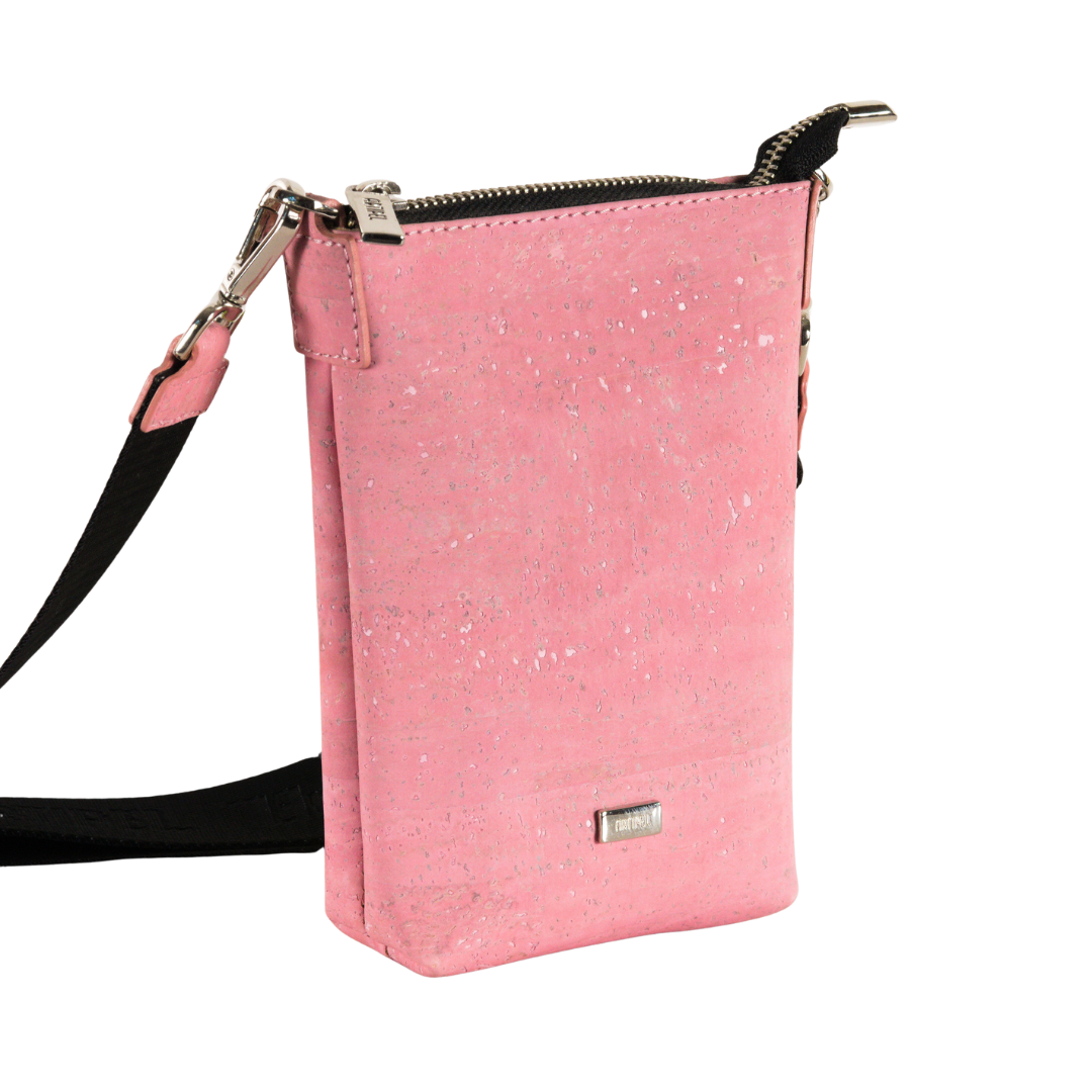 Cork mobile phone bag * 2 different designs * vegan * crossbody mobile phone bag * handmade in Portugal