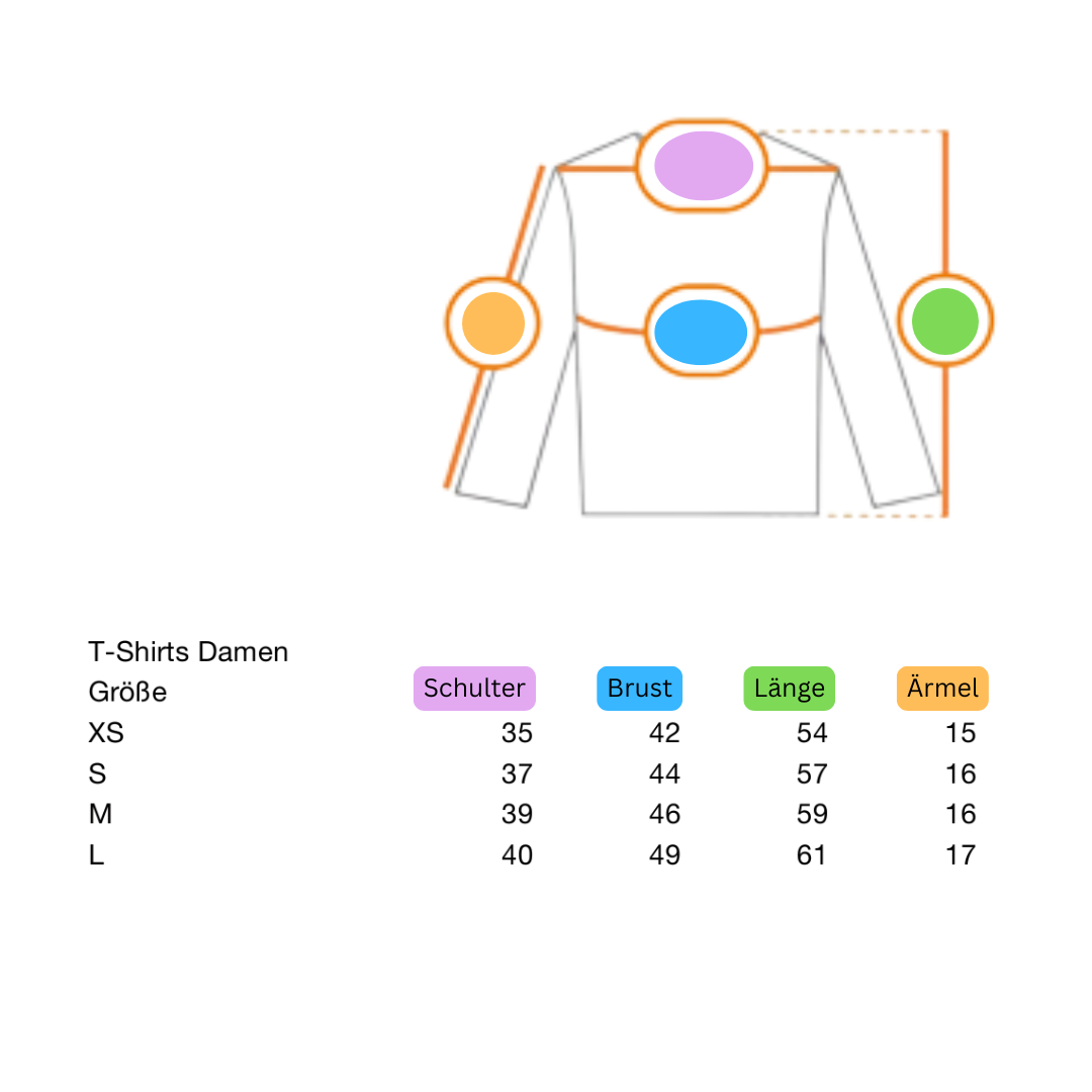 Damen T-Shirt * Print Vorderseite * Kuh * weiß * T-Shirt * regarts.de * 100% Baumwolle