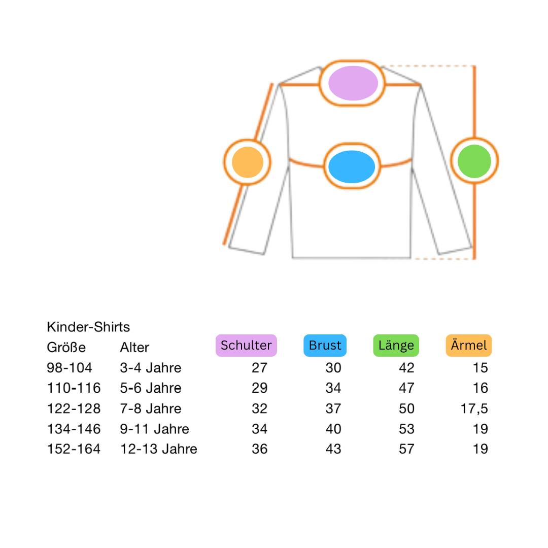 Kinder T-Shirt * Print Vorderseite Erdmännchen * weiß * T-Shirt * regarts.de * 100% Baumwolle