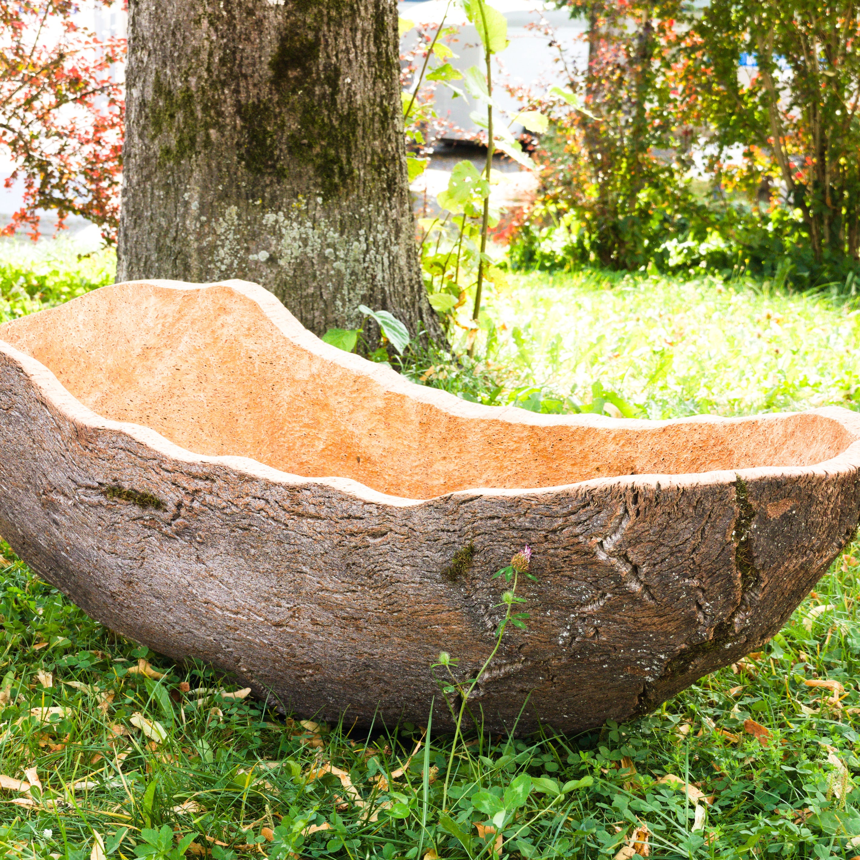 verKORKst premium fruit bowl made of cork bark * bread basket fruit basket decorative kitchen * rustic decoration * high-quality cork bowl