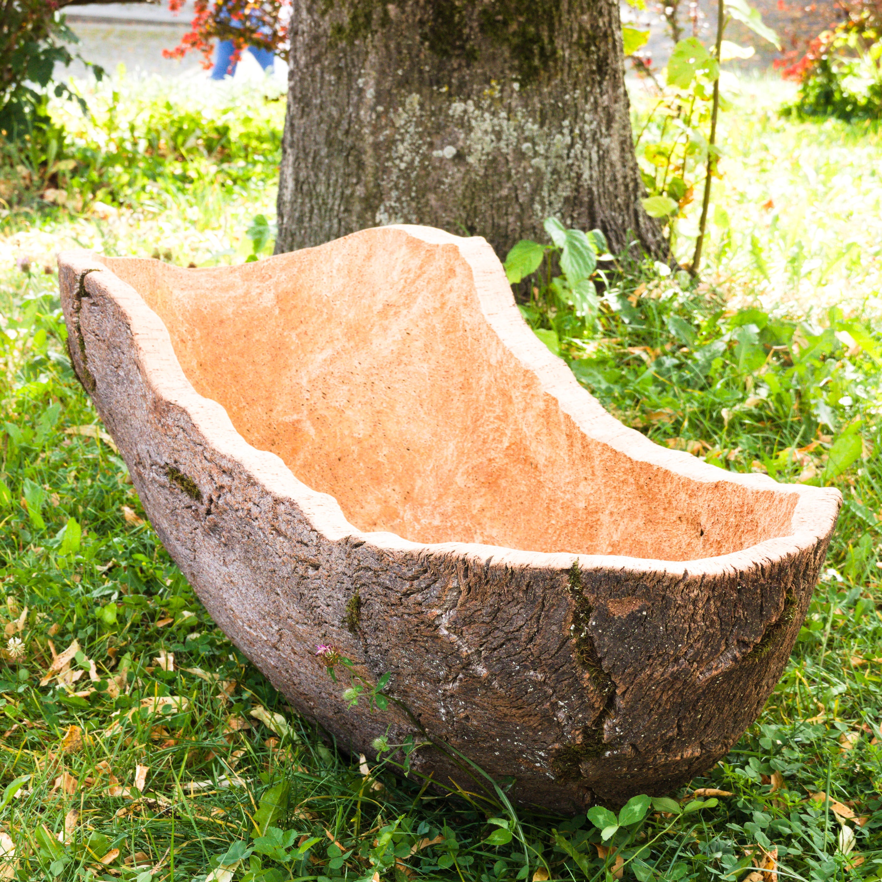 verKORKst premium fruit bowl made of cork bark * bread basket fruit basket decorative kitchen * rustic decoration * high-quality cork bowl