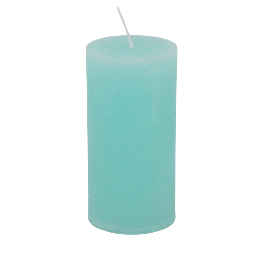 Kerze Rustico 5 x 10 cm im Set * 25 Std. Brenndauer * mint * von Hand gearbeitet * durchgefärbt * Auslaufschutz * rußfrei * geruchslos * von Kerzen Steinhart Bad Tölz