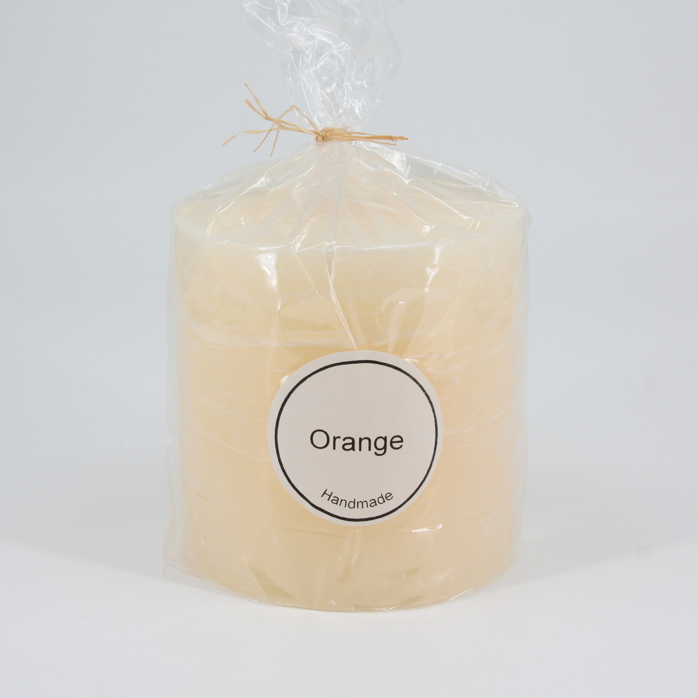 Duftkerze Rustico 12 x 12 cm * 3 Dochte * 80 Std. Brenndauer * Duft Orange * Elfenbein * von Hand gearbeitet * durchgefärbt * rußfrei * Auslaufschutz * von Kerzen Steinhart Bad Tölz