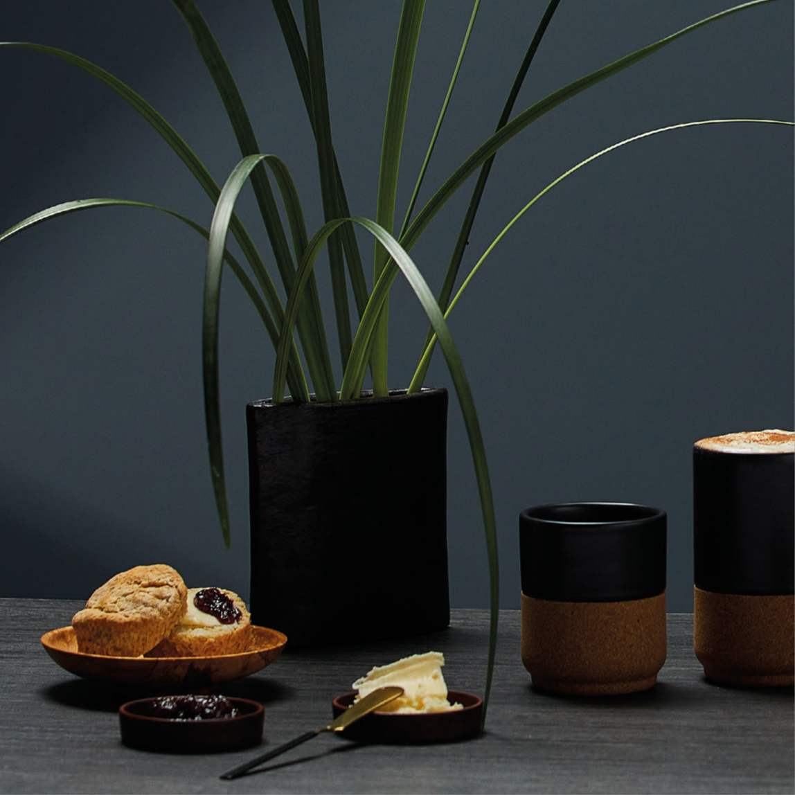 verKORKst Premium Vinegar and Oil Dispenser * Light Green * Ceramic and Cork * Award-Winning * Designer Vinegar and Oil Carafe * Made in Portugal