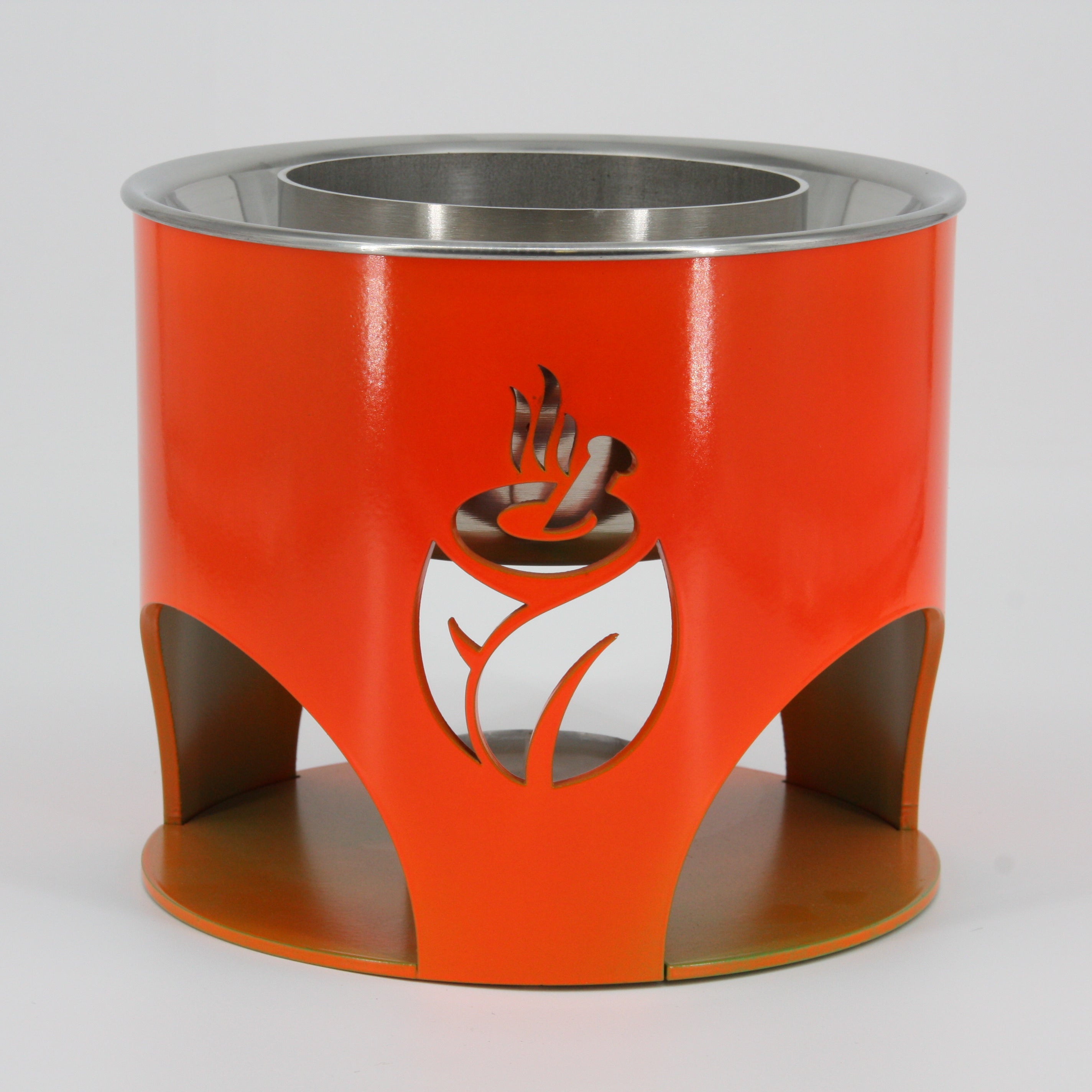 verKORKst Premium Kräuterdampfofen FLAME * rot orange * natürlicher Duft ohne Strom * Aromatisierung, Befeuchtung und Desinfektion der Luft * made in Germany