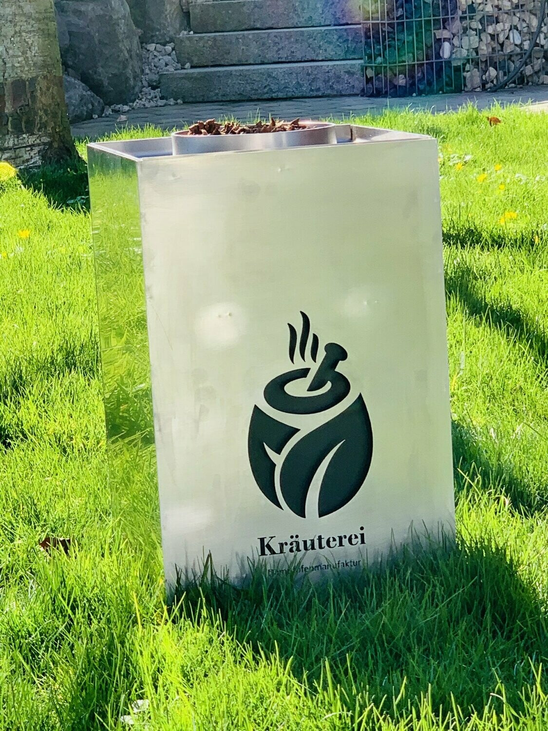 Premium Kräuterdampfofen PULSE * anthrazit * natürlicher Duft mit Strom * perfekt für Gewerbe und große Räume * Aromatisierung, Befeuchtung und Desinfektion der Luft * made in Germany