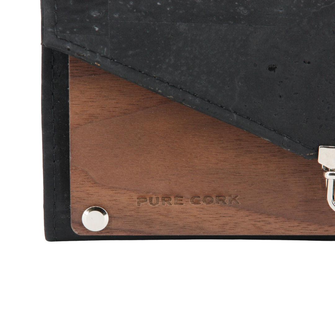 Holz Kork Geldbörse * Lallo * Kork und Nussbaum * weltweit einzigartig * high-end Qualität * Portemonnaie für Frauen * handmade in Südtirol