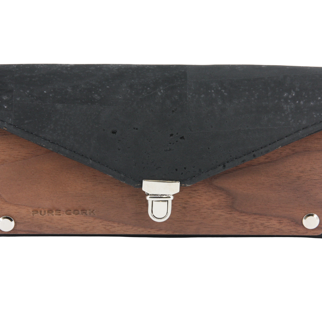 Holz Kork Geldbörse * Lallo * Kork und Nussbaum * weltweit einzigartig * high-end Qualität * Portemonnaie für Frauen * handmade in Südtirol