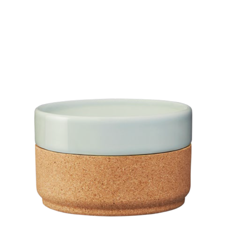 verKORKst Premium Müsli Schale * hellgrün * Keramik und Kork * vielfach prämiert * Designer Müsli Bowl * made in Portugal