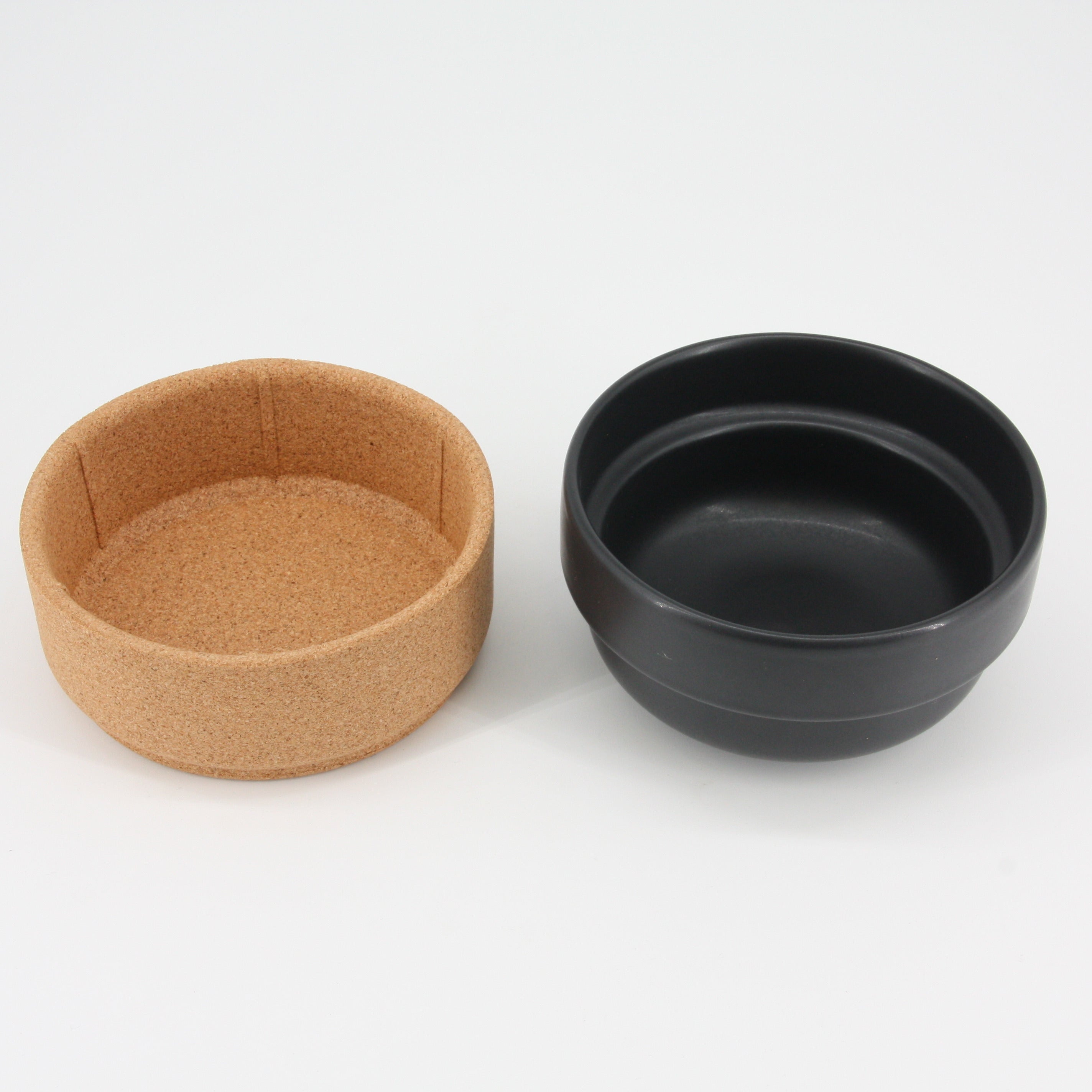 verKORKst Premium Müsli Schale * schwarz * Keramik und Kork * vielfach prämiert * Designer Müsli Bowl * made in Portugal