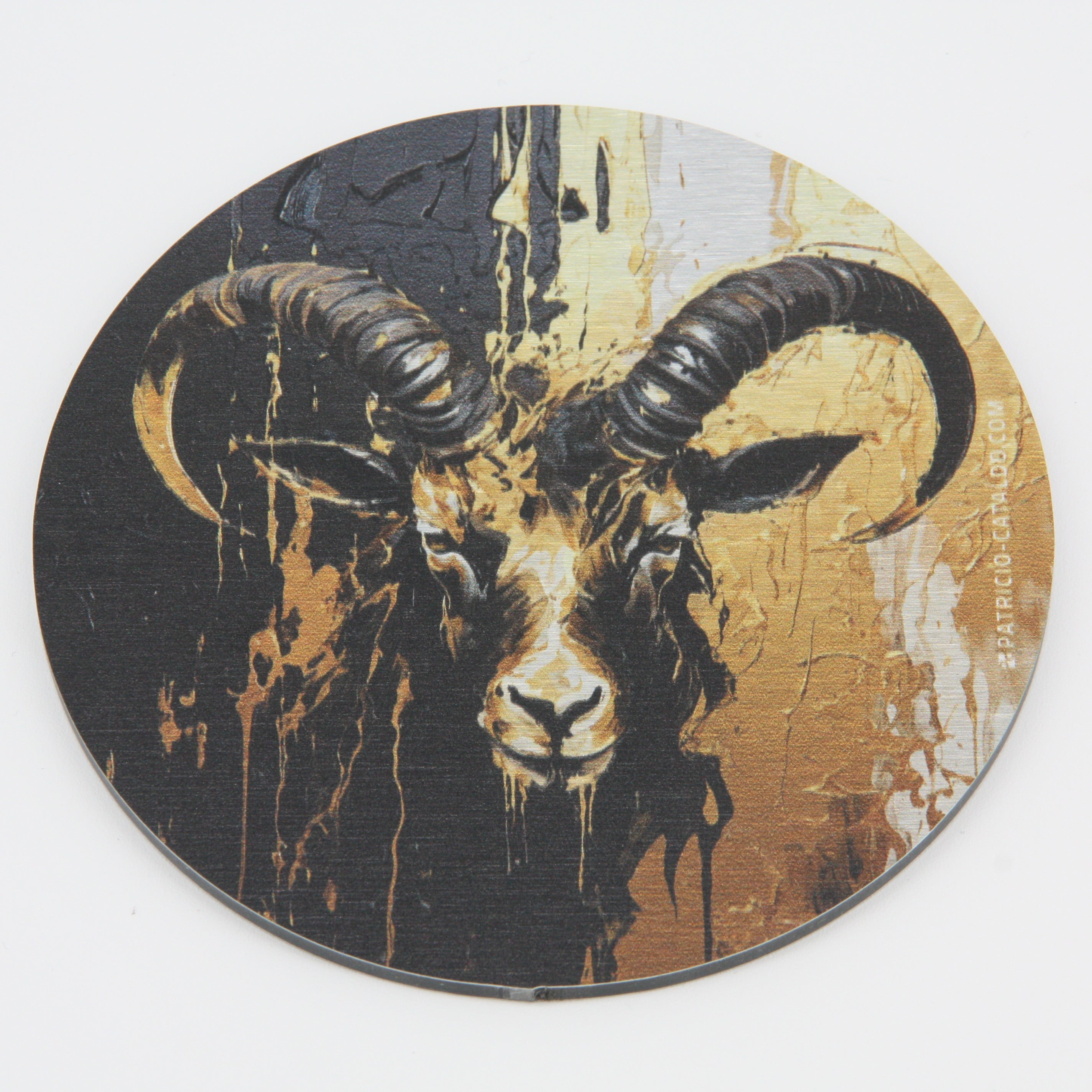 VERKORKst premium champagne bar stool made of cork and metal * Muselet design * Vintage side table * vegan * Made in Portugal