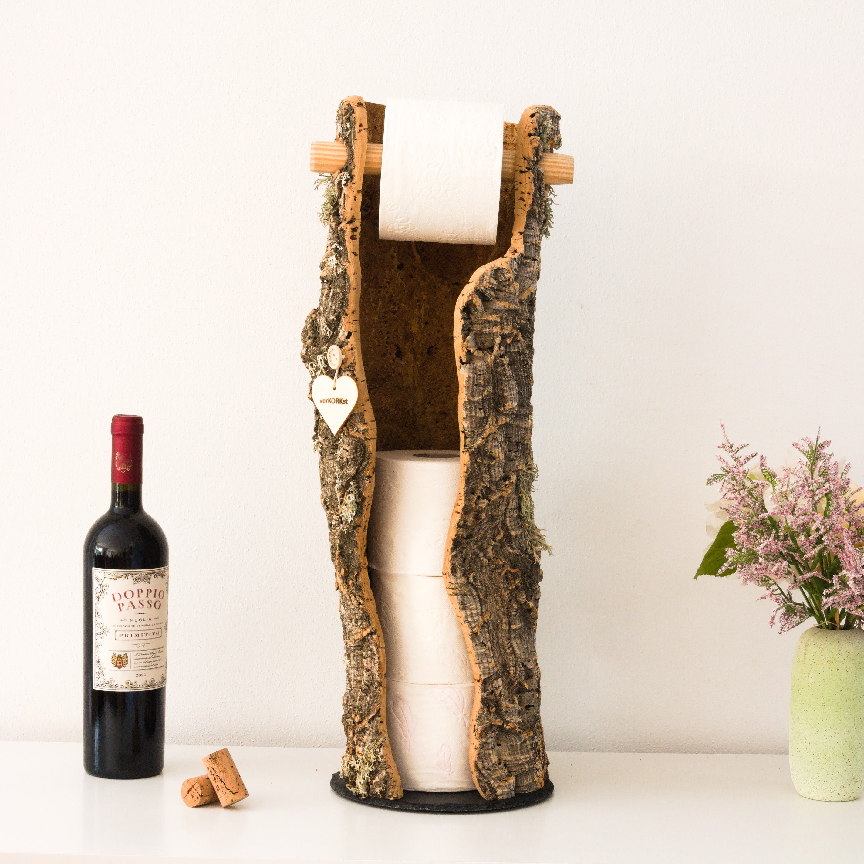 VERKORKst Premium Cork Toilet Paper Storage * Toilet Roll Holder