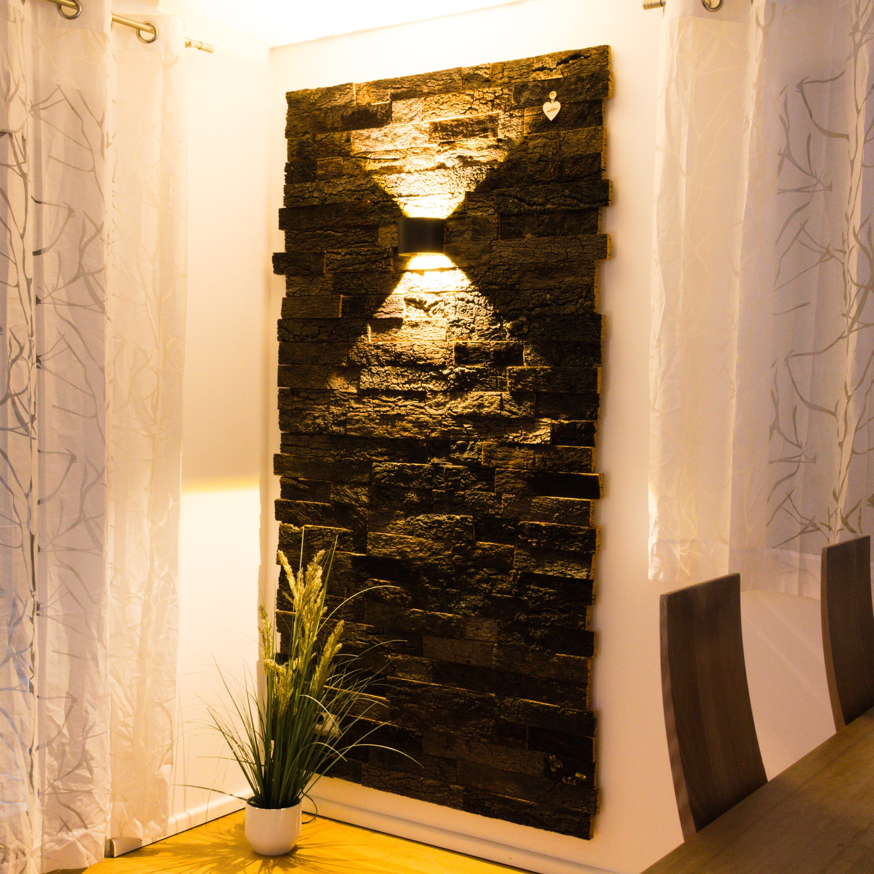 Cork Decorative Wall Tiles Self Adhesive Natural -  Sweden